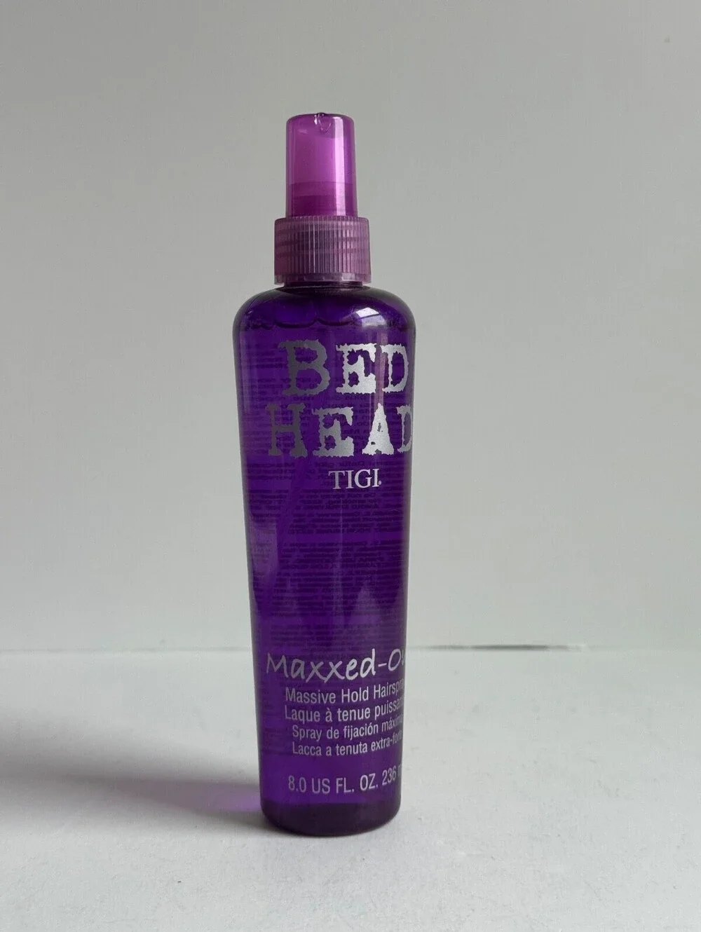 1 TIGI Bed Head Maxxed-Out Massive Hold Hairspray 8 oz NEW